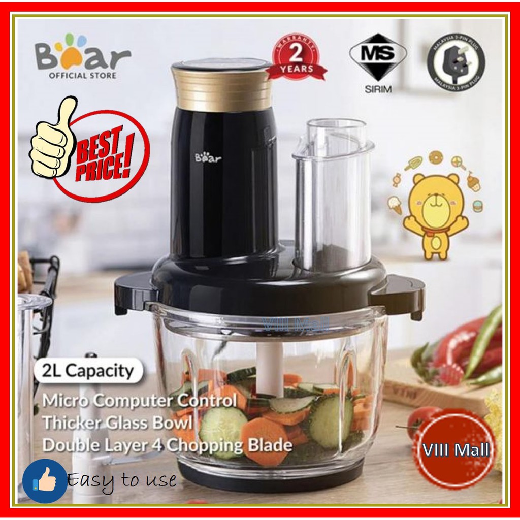 Bear Electric Multi-Function Chopper (2L) | Shopee Malaysia
