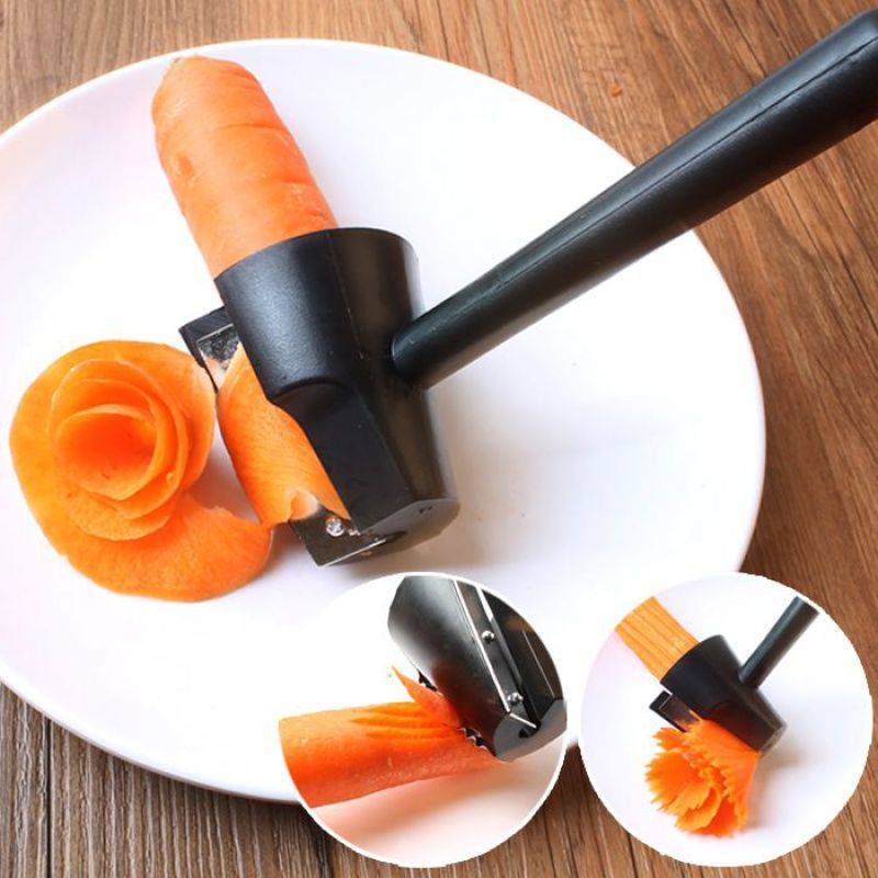 (Ready Stock)Vegetable Roll Flower Decorative Tool Carrot Carving Roll ...