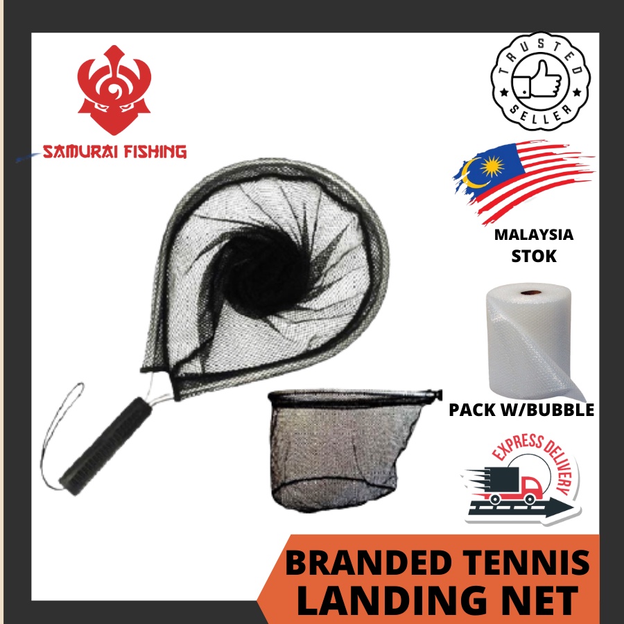 SAMURAI - BRANDED Aluminum Alloy Landing Fish Net Tennis Racket