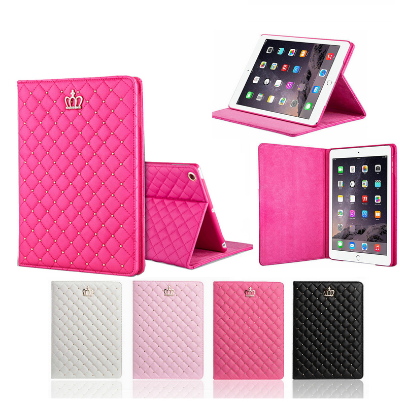 thumbnail interactive-video image 1 of Leather 360 Rotating Smart Stand Case For IPad – Fits Multiple Sizes (7.9 To 12.9 Inch) 1 of 4