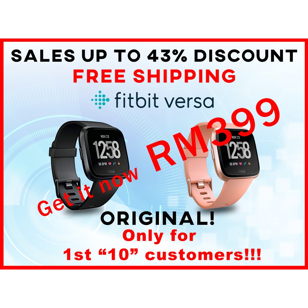 Is fitbit versa 1 waterproof sale