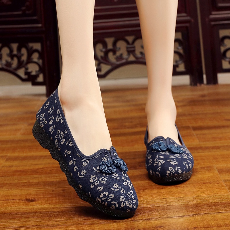 [Xingfan Mother Shoes 1] Old Beijing Cloth Shoes Retro Printed Features ...