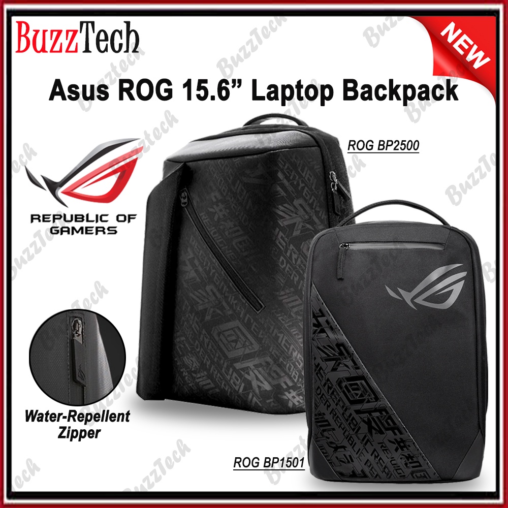 BuzzTech ROG Gaming Bag Gaming Laptop Backpack BP2500 Asus Laptop Bag  Laptop Gaming Beg ROG Bag Travel 游戏笔记本背包 15寸