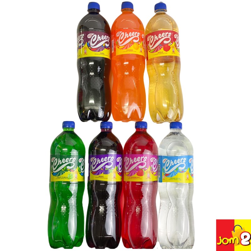 (Clear Stock ) Cheers Drink (1.25L) Apple/ Strawberry/ Sarsi/ Cream