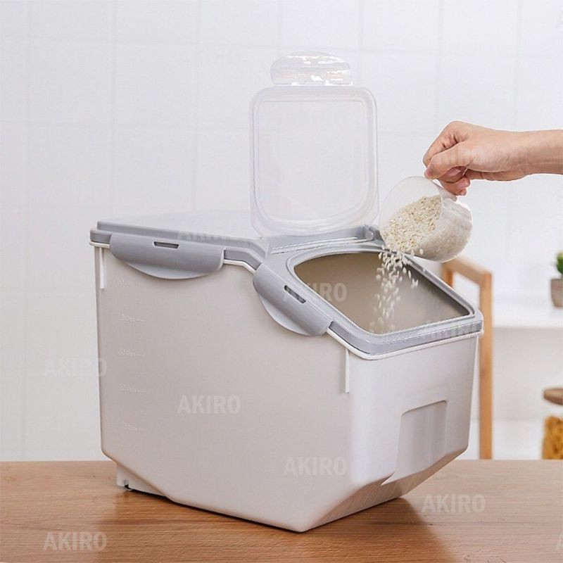 🔥RICE STORAGE🔥 AVAILABLE IN 2 SIZE👉 10KG & 15KG | Shopee Malaysia