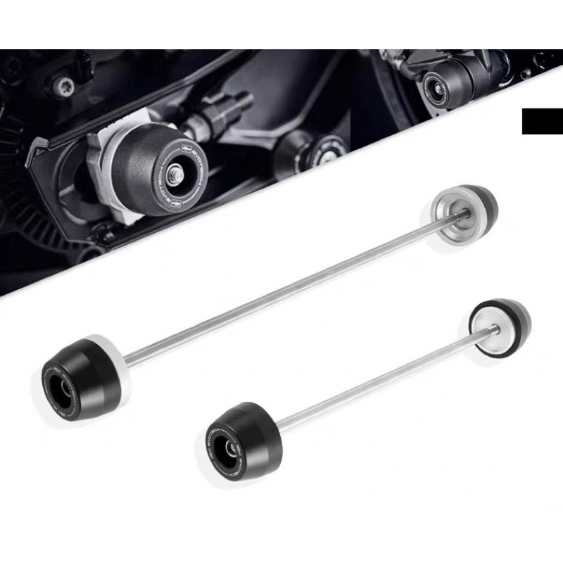 KTM DUKE 790 790ADV 17-23 EP Evotech front and rear wheel axle ...