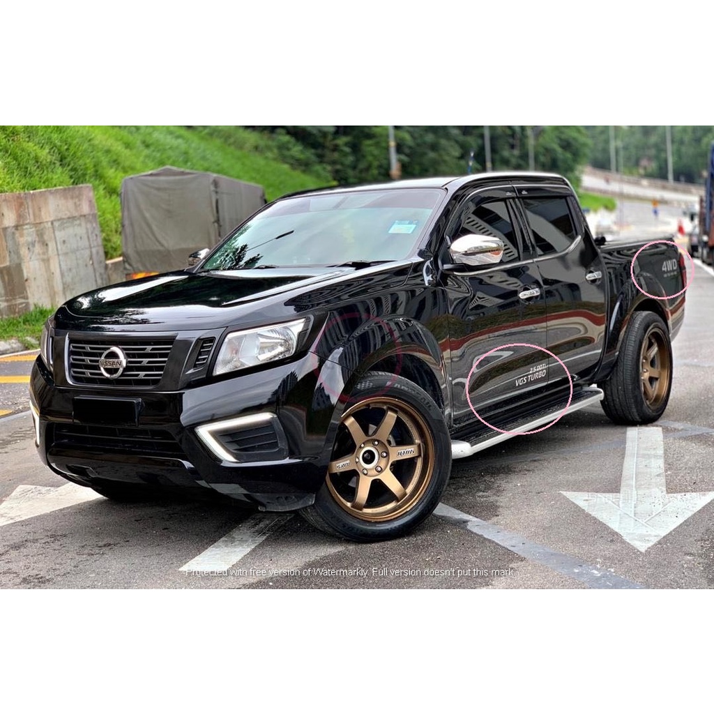 CFS254 NISSAN NAVARA NP300 4WD VDC TCS HSA HDC Logo 2.5 DDTi VGS Turbo ...