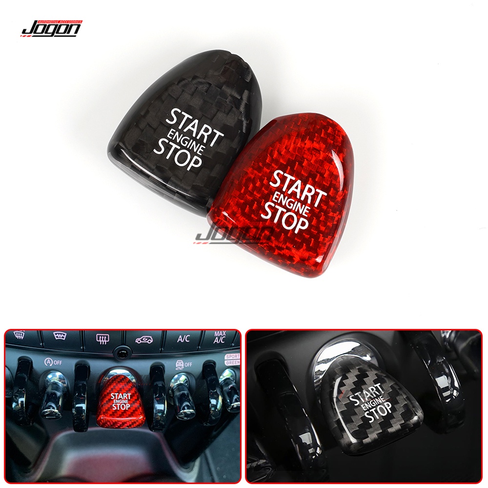 Carbon Fiber Engine Start Stop Button Cover Trim For Mini Cooper F54 F55 F56 F57 F60 Clubman