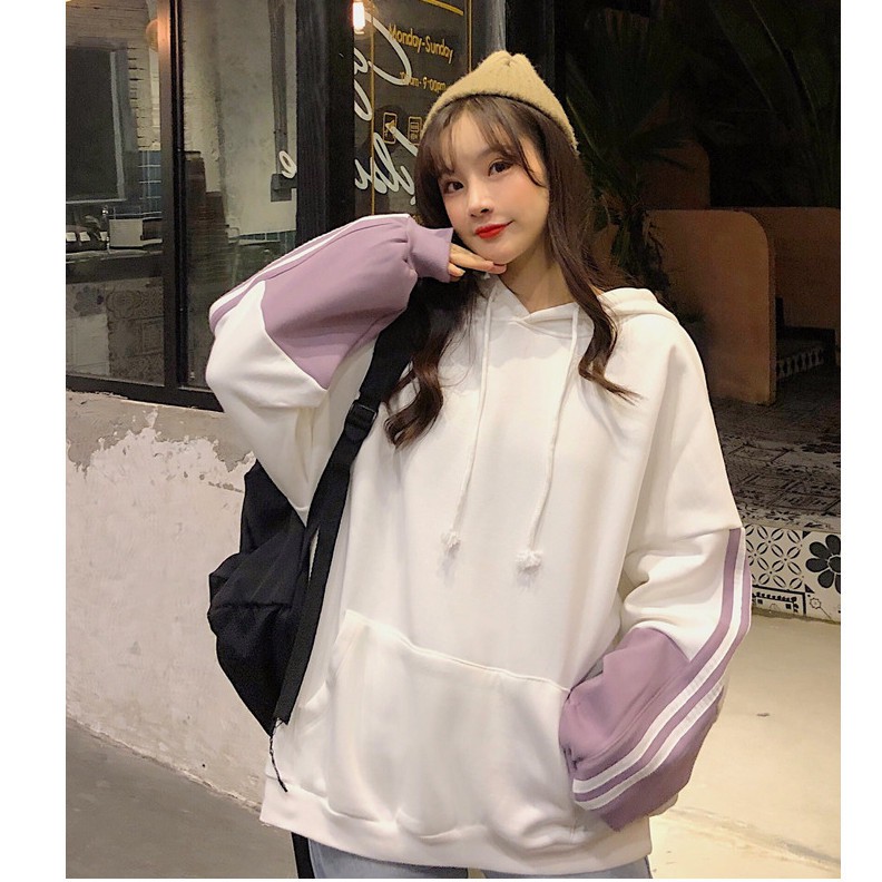 Plus Size Sweatshirts 2023 Women Korean Style Hoodies Large Loose Long