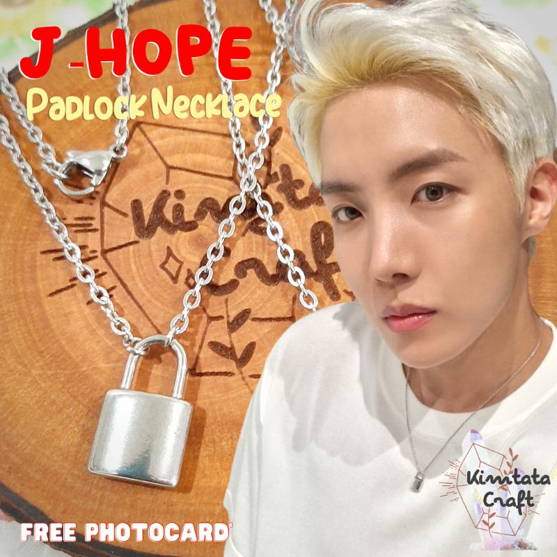 BTS Army J-hope Hoseok Hobi Inspired Lockit Pendant Necklace 