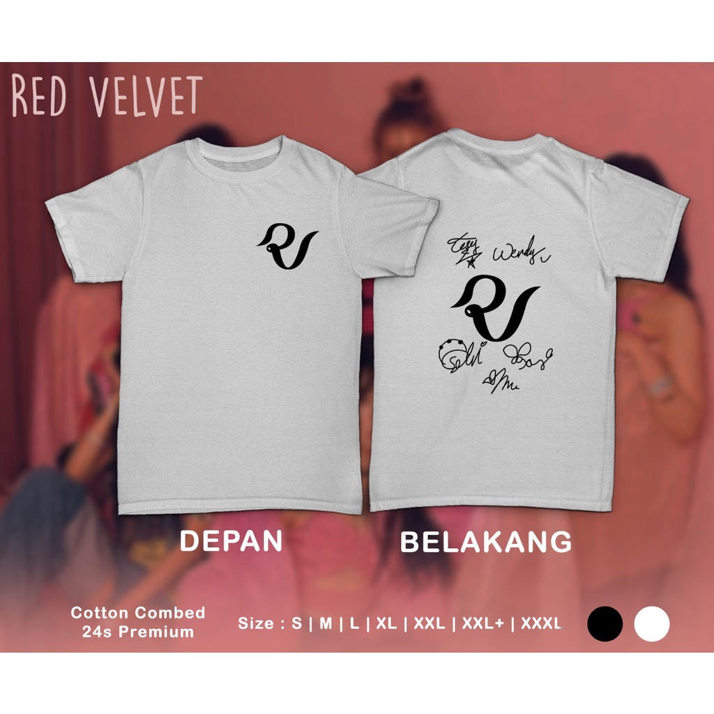 Pretty Savage Kaos Oversize Red Velvet Sign Front And Back Shopee Malaysia