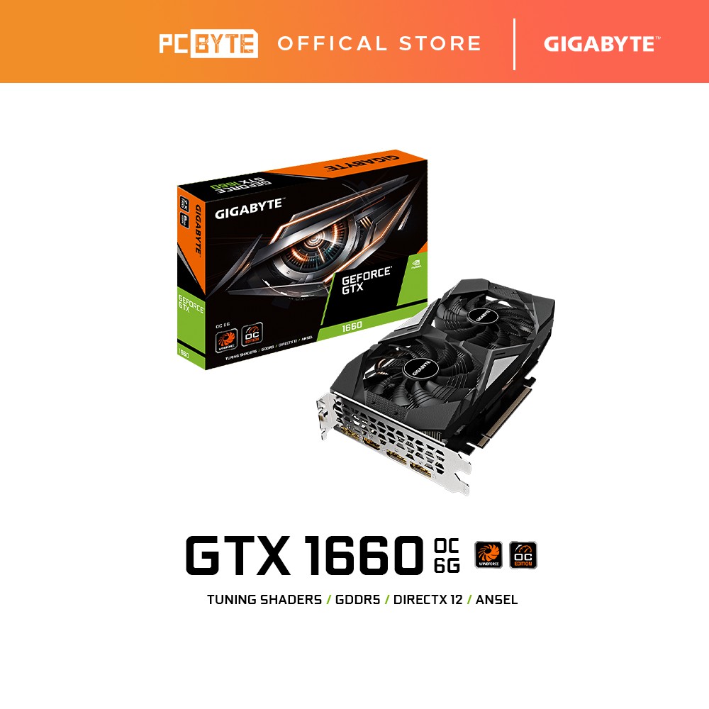 Gigabyte gtx 1660 oc 6gb online gddr5