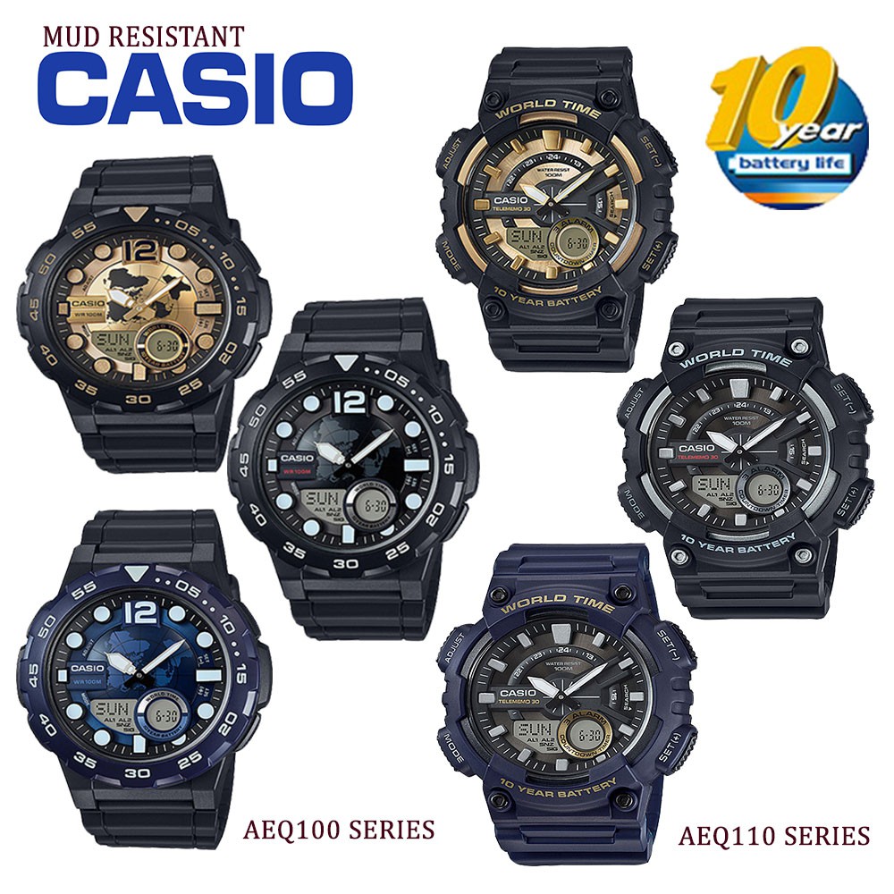 Casio discount aeq 100