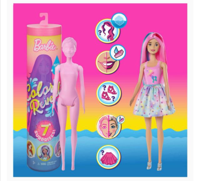 PROMOTION IS ON Barbie Color Reveal Doll BUY 1 GET 1 FREE REFER TO COVER PHOTO Shopee Malaysia