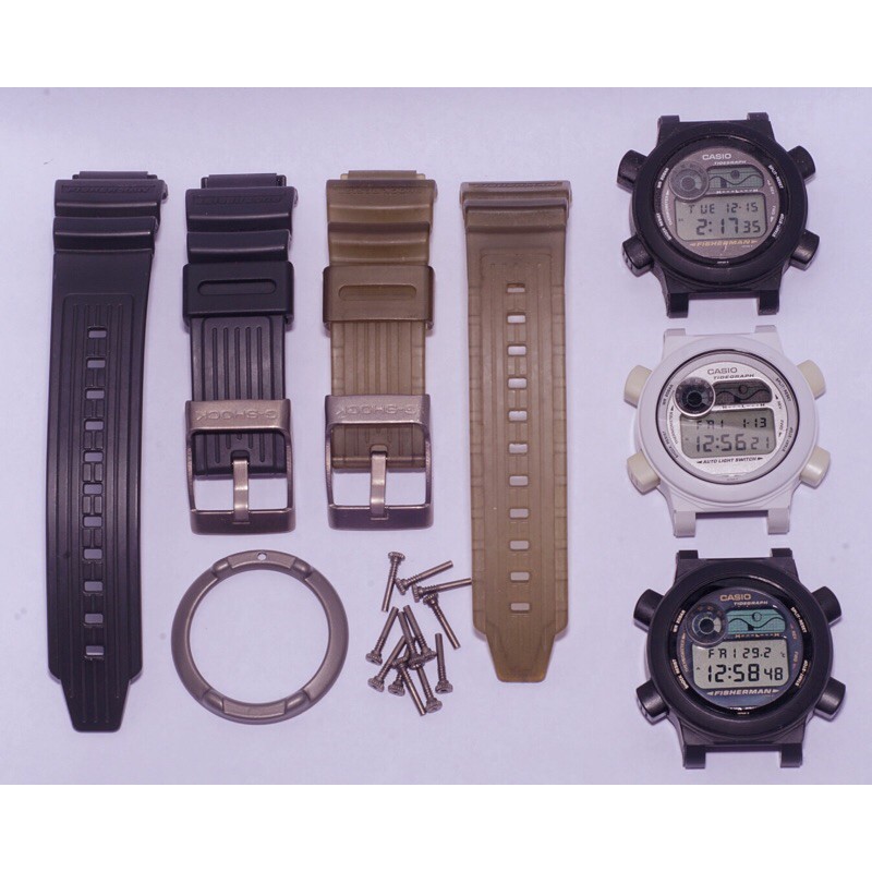 Casio G-Shock DW-8600 Fisherman watch band/movement/body/case