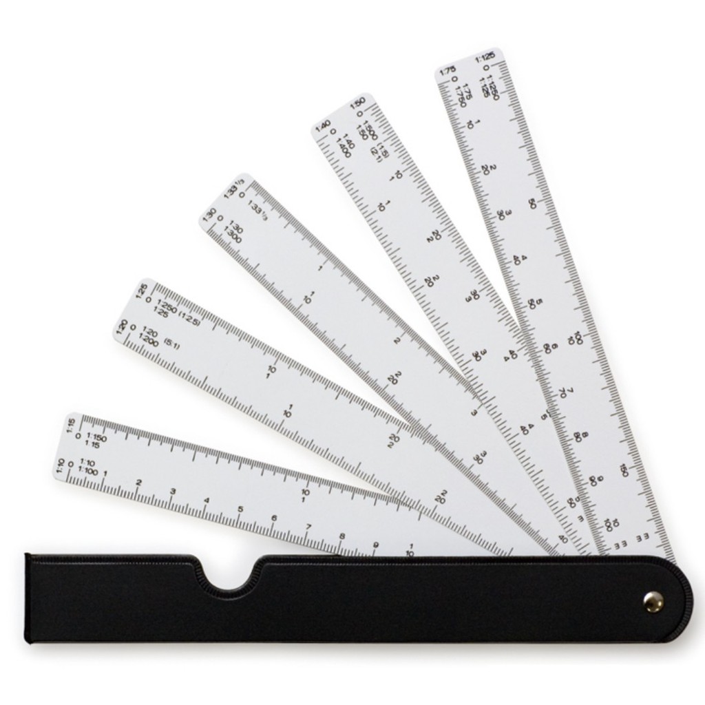 Fan scale deals ruler