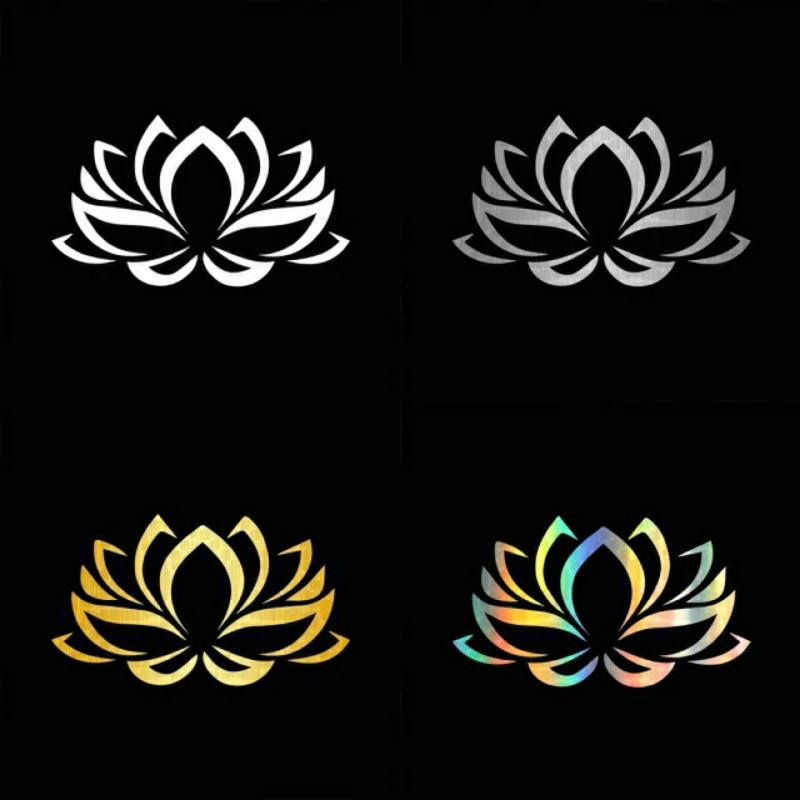 Sticker Car STICKER STICKER STICKER Lotus Flower STICKER Glass BODY ...