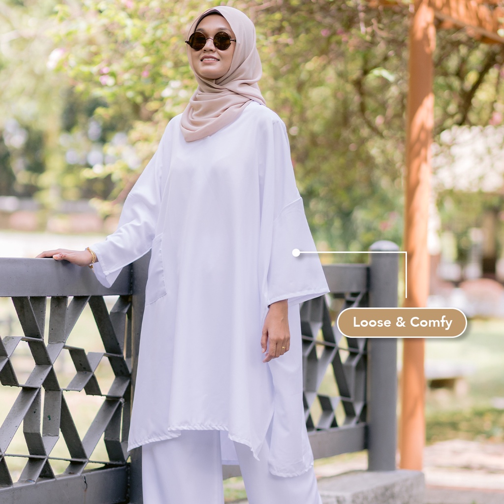 New Style!S.DALILI Luna Basic / Set Warda / Muslimah Set / Baju ...