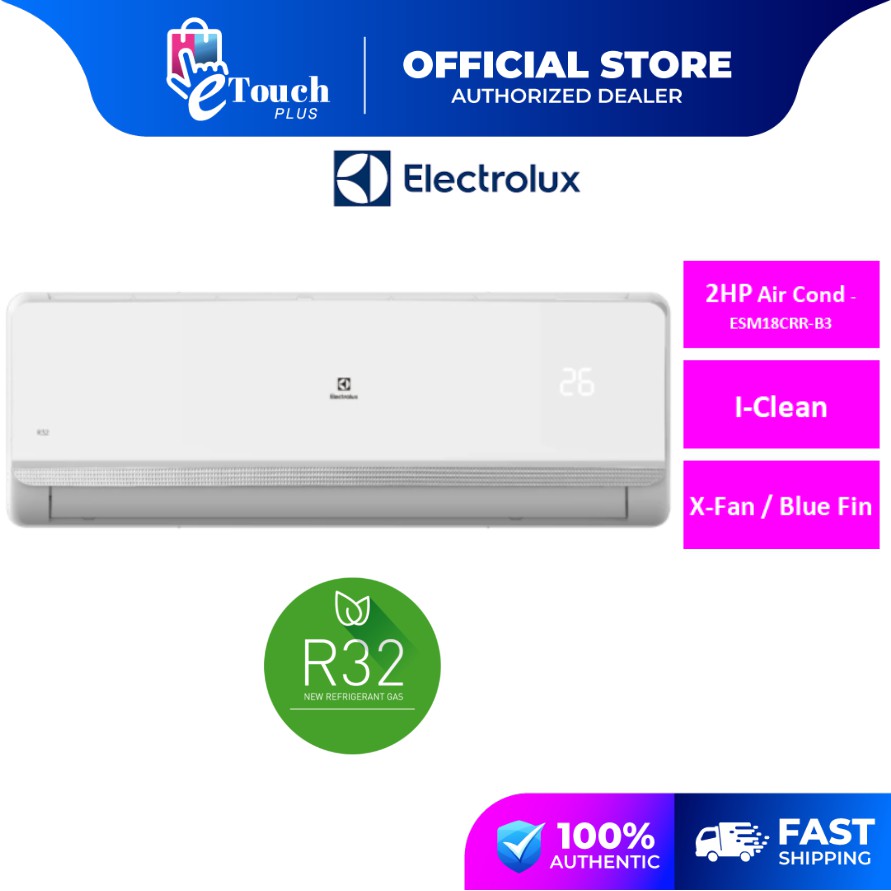Electrolux (2.0HP) R32 Non Inverter Air Conditioner ESM18CRR-B3 air ...