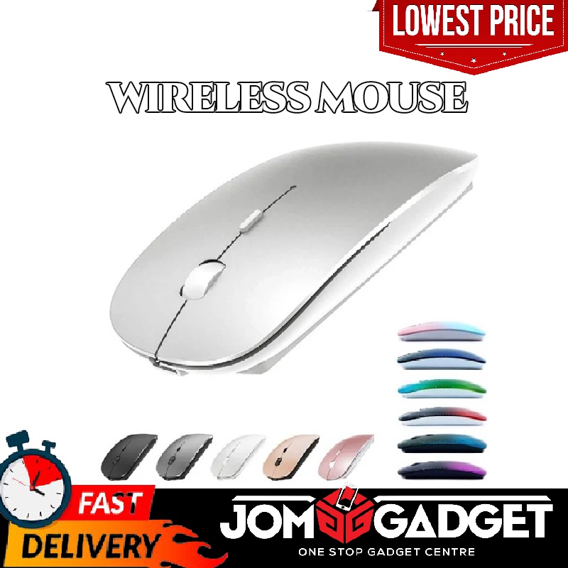 [READY STOCK] Wireless Mouse Bluetooth & 2.4GHz Wireless Mouse | Shopee ...