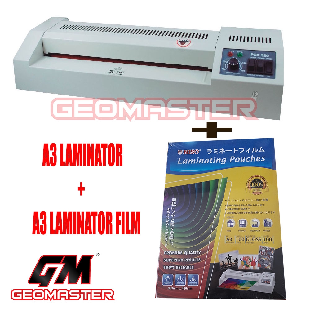 Geomaster A3 Laminator Machine Laminate Machine Mesin Laminate A3