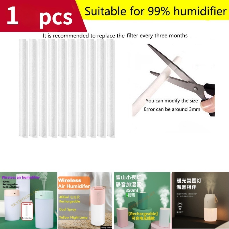 Humidifier Cotton Swab Filters Replacement Cotton Swabs for Air