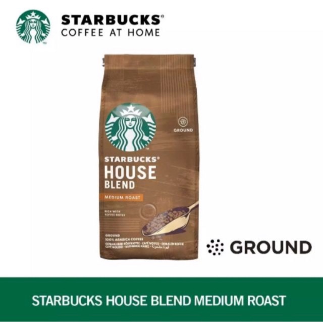 Starbucks House Blend Medium Roast Ground Coffee 200g | Shopee Malaysia
