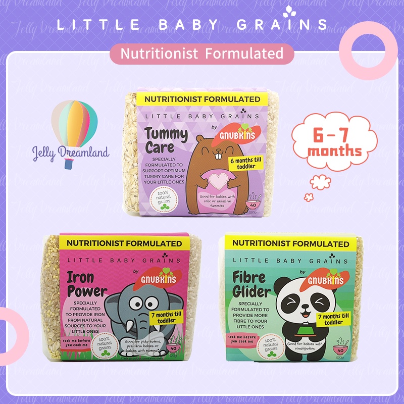 LITTLE BABY GRAINS - Nutritionist Formulated Baby Rice 520g | Shopee ...