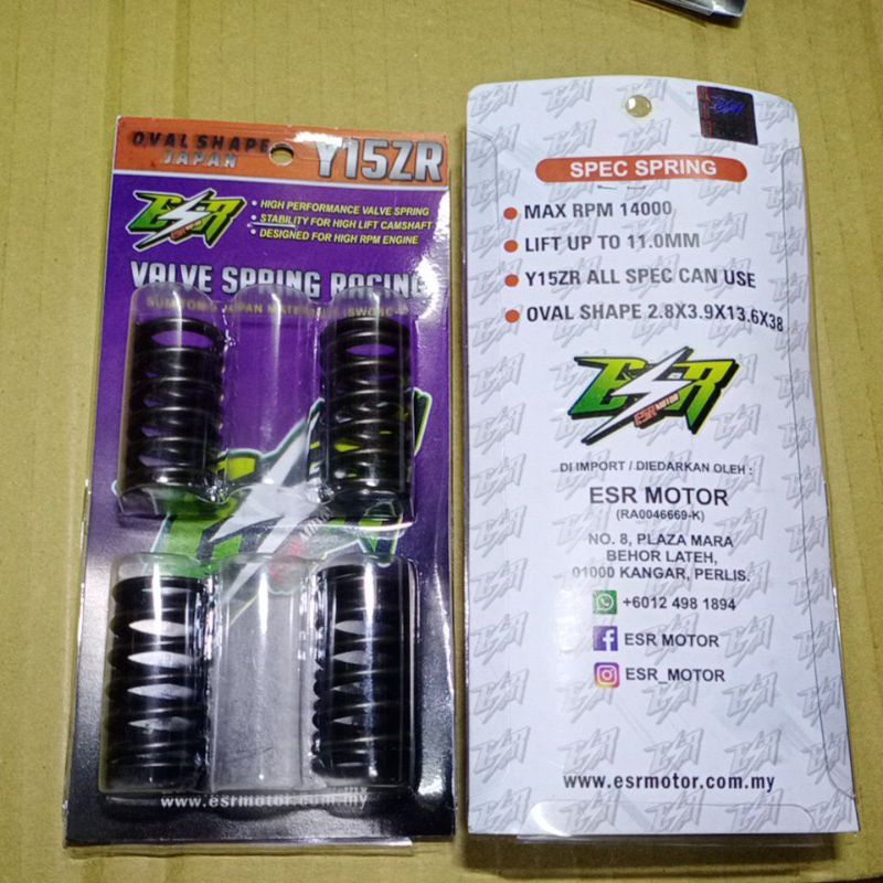 ESR racing Valve spring & JAPAN Oval shape V.spring ,model LC135/ Y15ZR