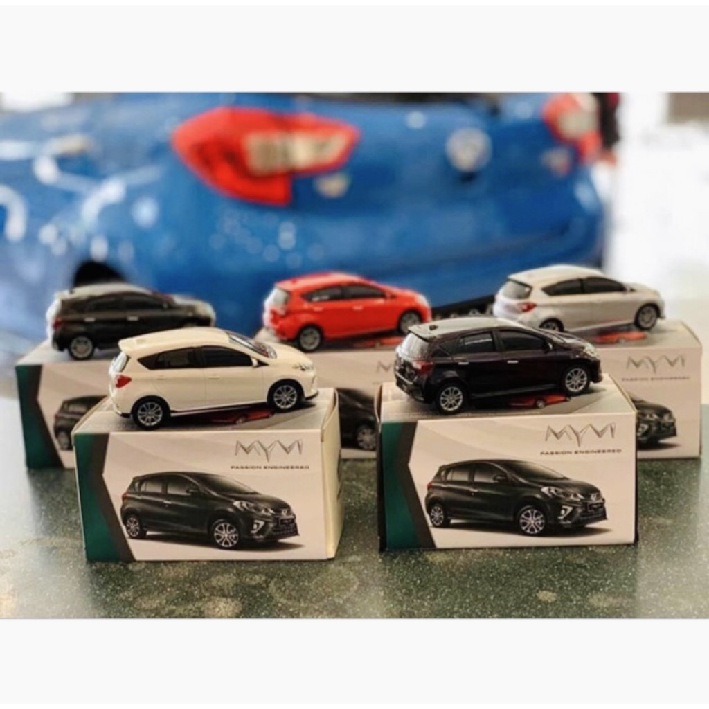 Ready Stock Official Perodua Myvi 3rd Diecast Model Miniature LIMITED EDITION Shopee Malaysia