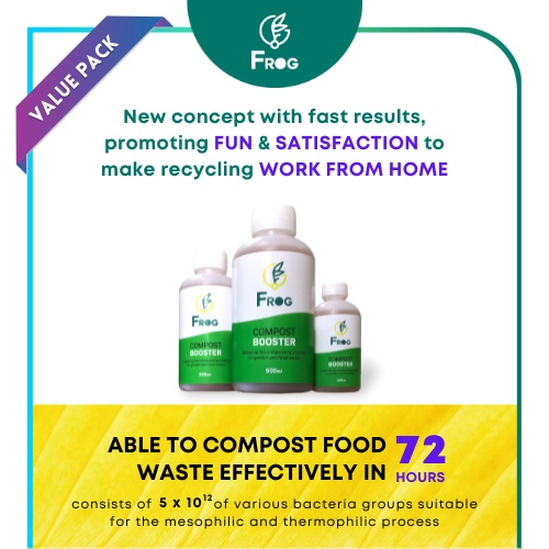 F.R.O.G. Compost Booster turning Food Waste into Fertilizer within 72 ...