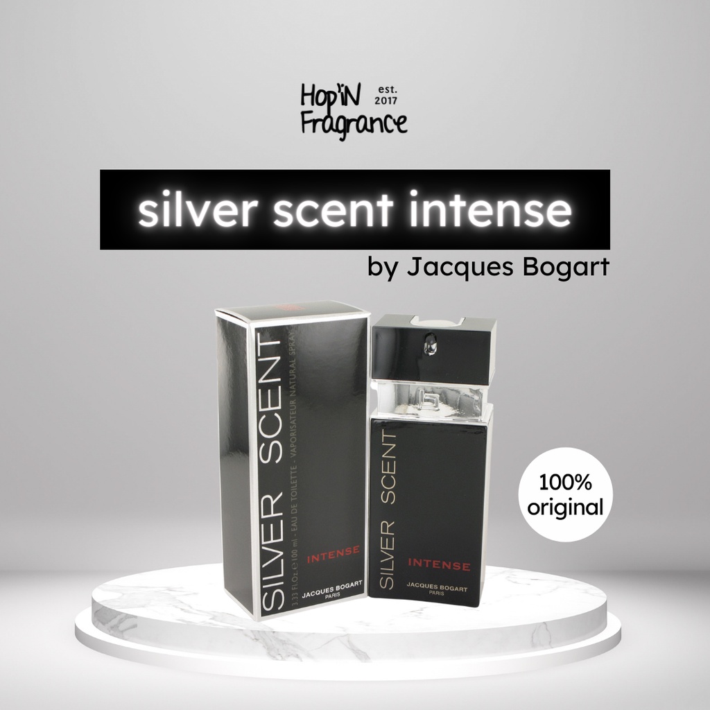 ORIGINAL Silver Scent Intense By Jacques Bogart EDT 100ML Perfume