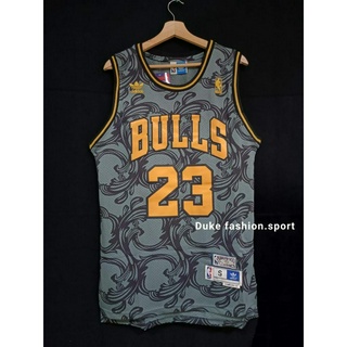 NBA Bulls 23 Michael Jordan Black MVP Honorary Edition Nike Men Jersey