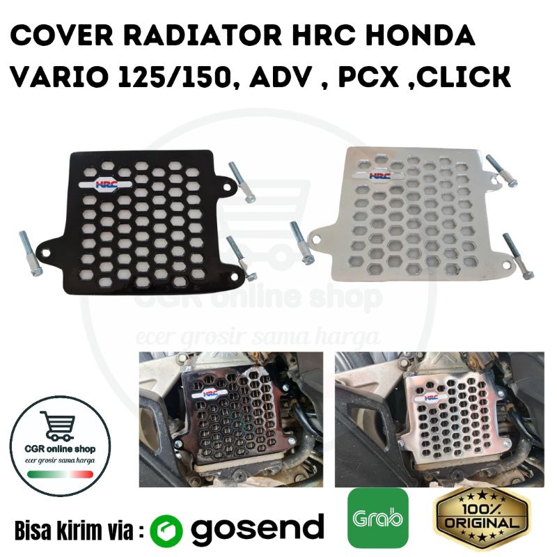 Cnc RADIATOR COVER HRC HONDA VARIO 125 / 150 ADV PCX 150 CLICK COVER ...