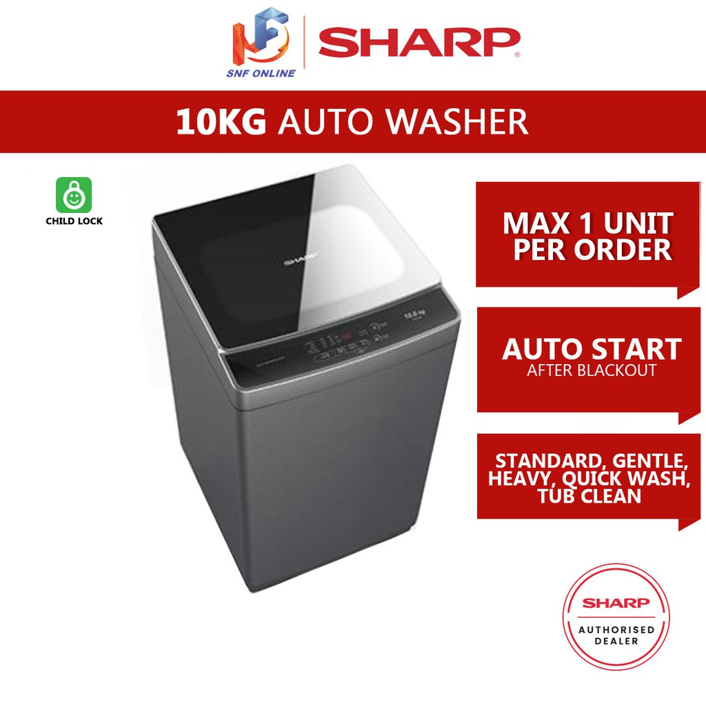 sharp washing machine 10kg price