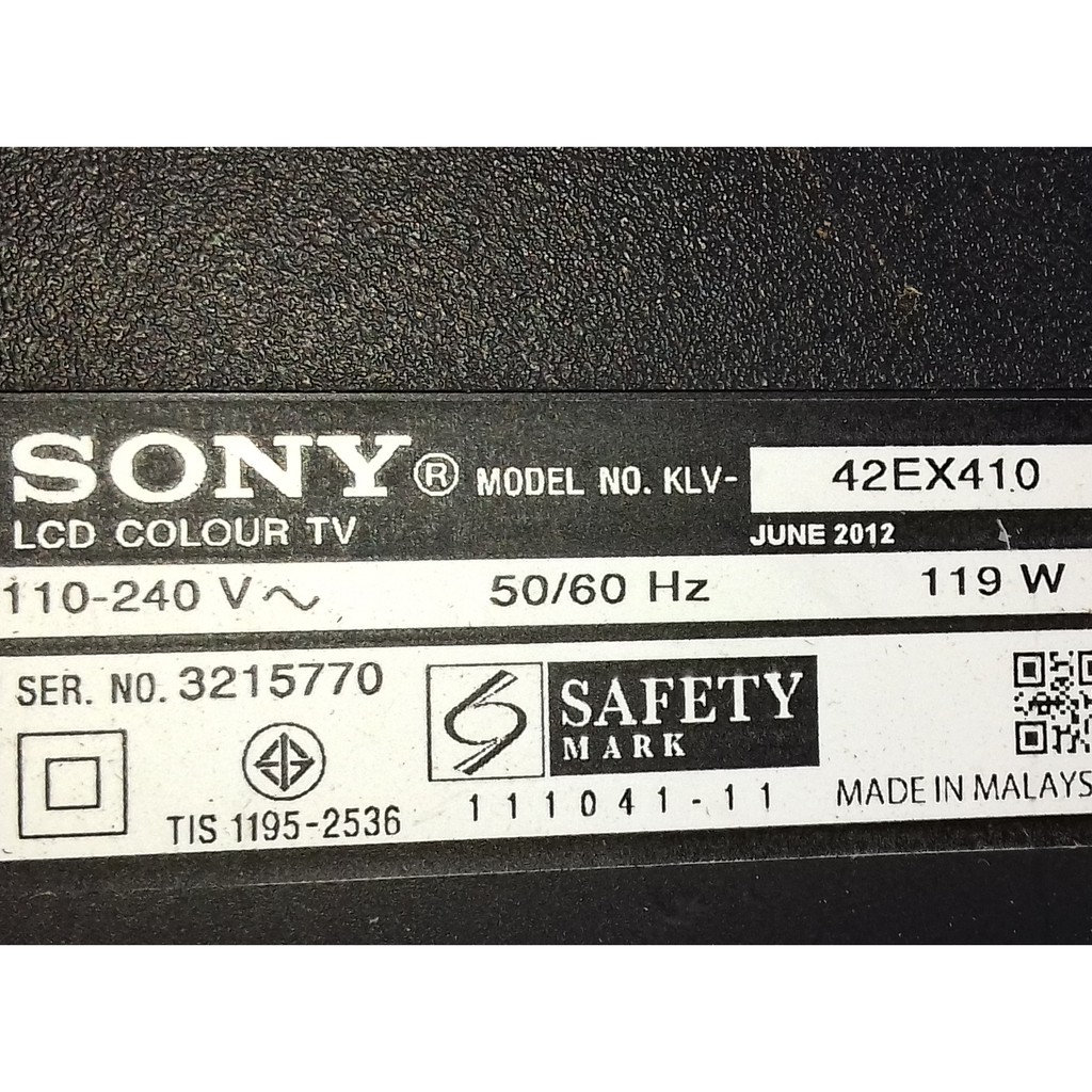 SONY KLV-42EX410 LED TV SPARE PART | Shopee Malaysia