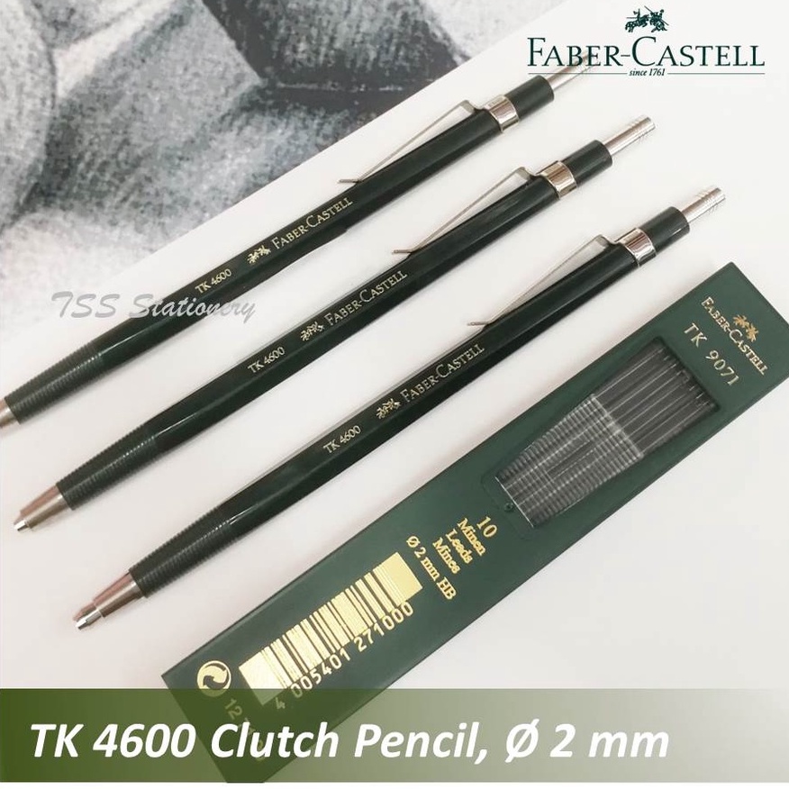 FaberCastell Clutch Pencil TK4600 2.0mm / Refill Leads (HB/ 2B) TK9071