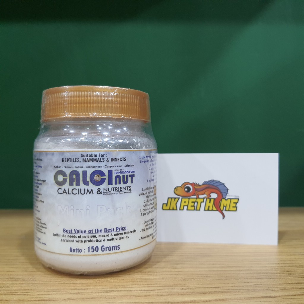 Calcinut Calcium & Nutrients 130g - JKPETHOME | Shopee Malaysia
