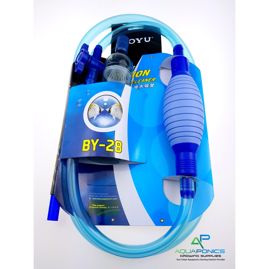 Extra Long Suction Siphon Hose Hand Pump Aquarium Fish Tank Aquaponics