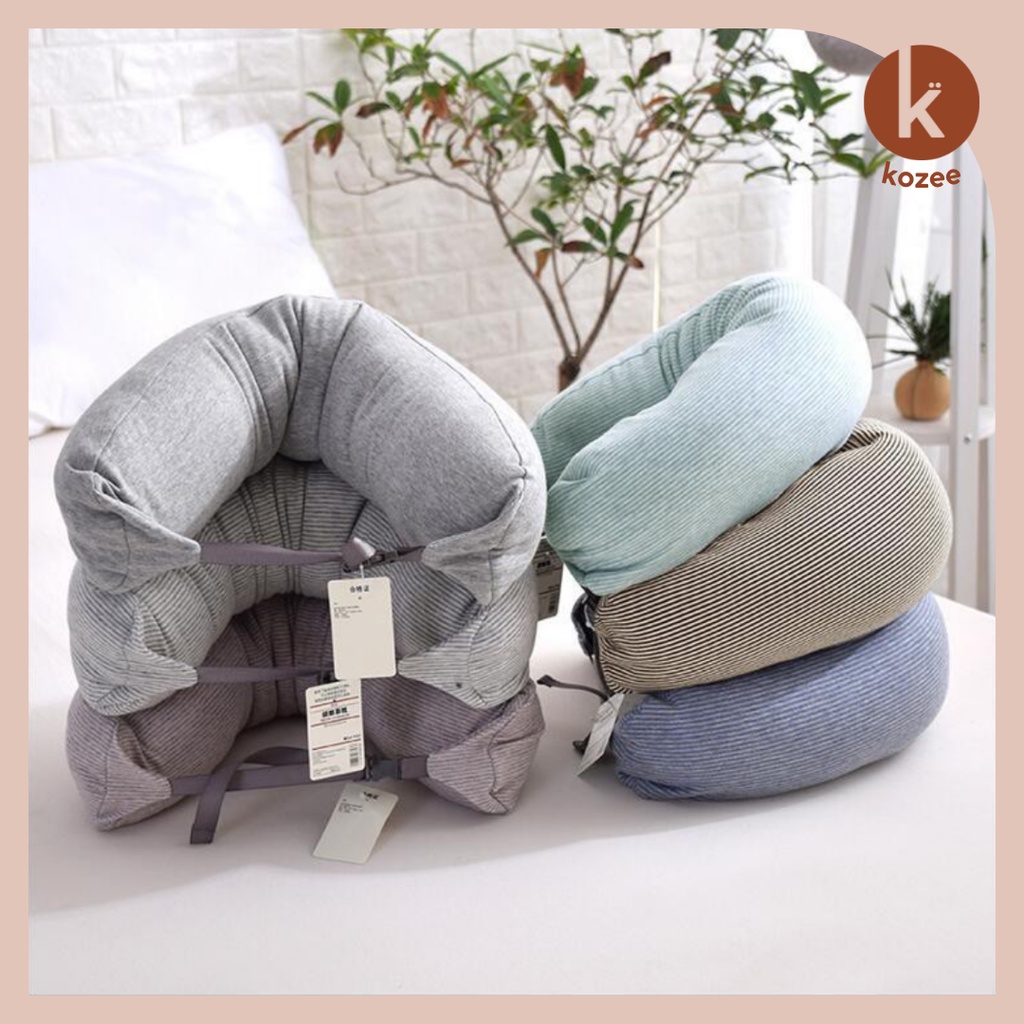 Kozee 🇲🇾 U Shape Neck Pillow /Microbeads Travel Pillow/ Muji Neck