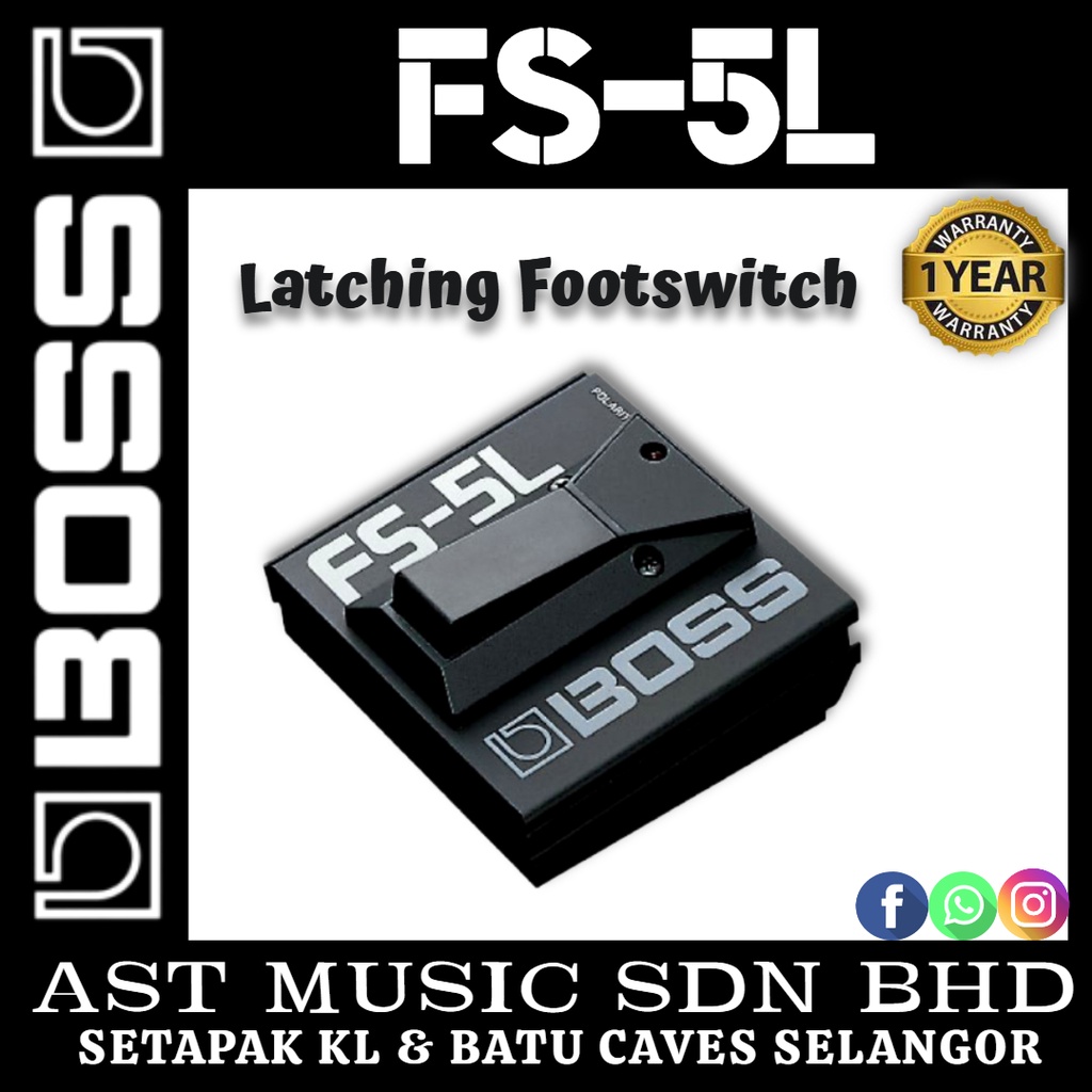 Boss FS-5L Latching Footswitch ( FS5L / Fs5l ) | Shopee Malaysia