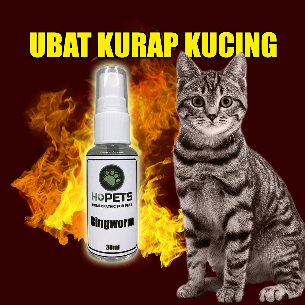 Ubat Kurap Kucing Ubat Kurap Kucing Spray Cecair Homeopathy 30ml