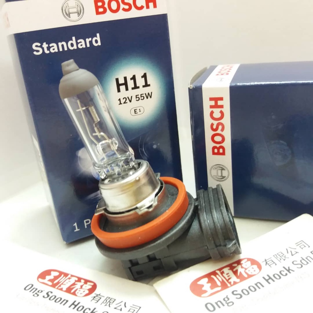 Bulb H11 12V 55W Bosch 0986 AL1 838 / 64211 Osram W211 E46 S40 Myvi Lagi  Best fog lamp bulb