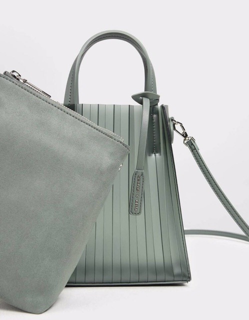 Charles Keith Translucent Tote Bag Shopee Malaysia
