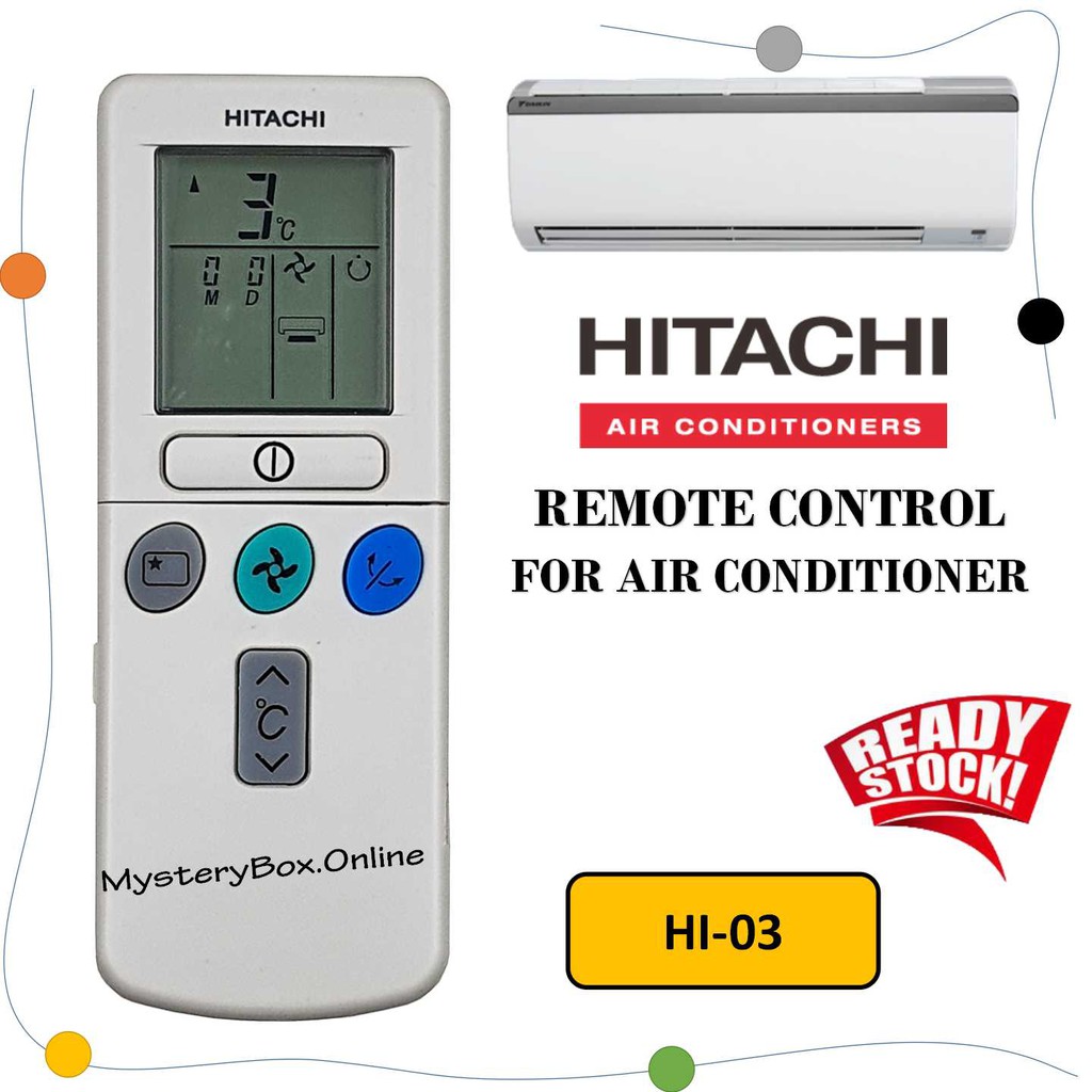 Hitachi Replacement | Hitachi Remote Control FOR Air Cond Aircond Air