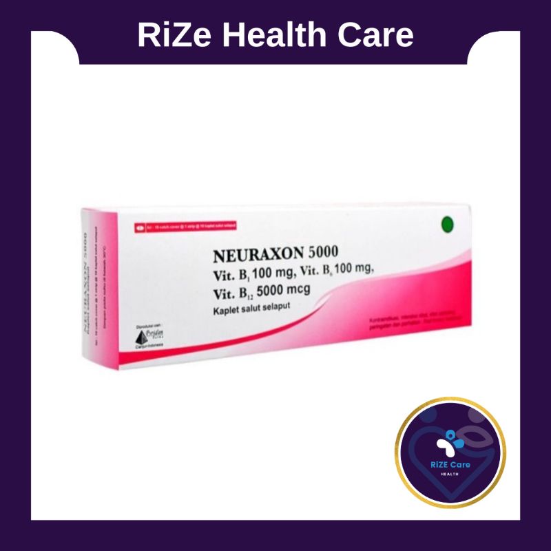 Perbox NEURAXON 5000 Caplet coating PYRIDAM / Neurobion Vitamin B1 ...