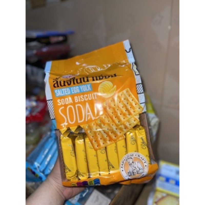 Soda Cracker Thai healthy Diet Biscuits 400g, Snacks Suitable For