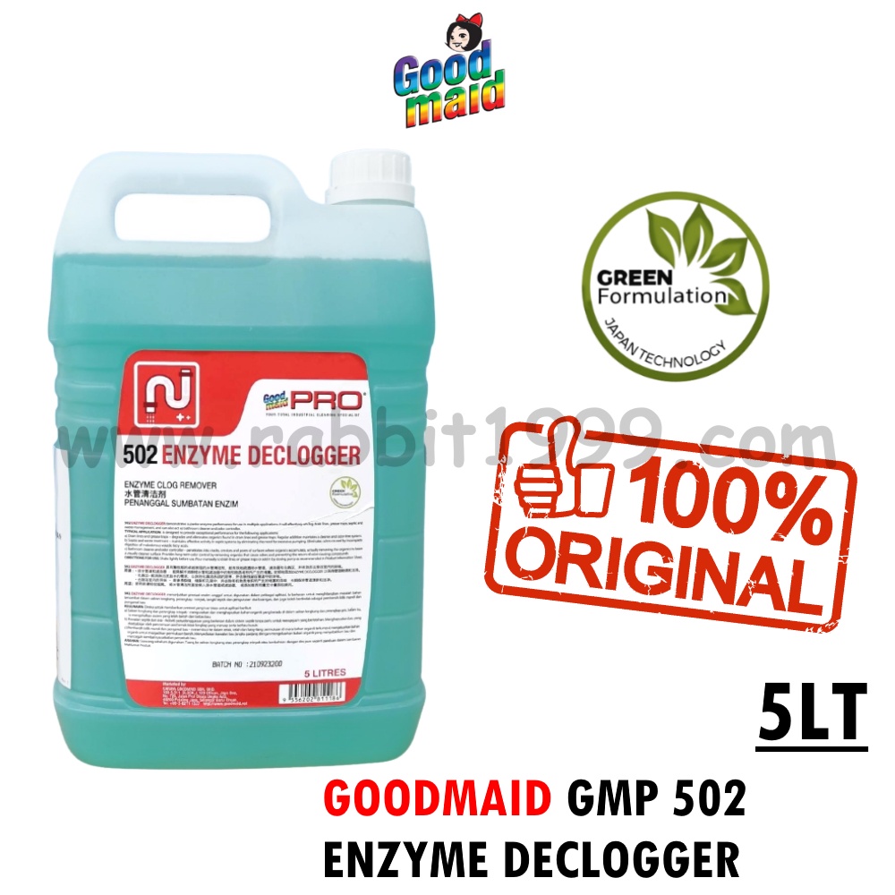GOODMAID GMP 502 ENZYME DECLOGGER - 5Lt - GOODMAID GMP 502 Enzyme ...