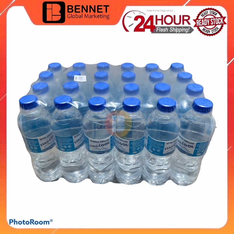(FREE SHIPPING) STAR COOL NATURAL MINERAL WATER 500ML (24 BOTTLES