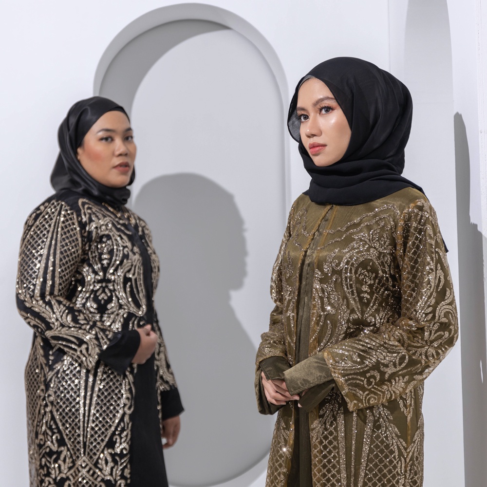 Glitter dress outlet muslimah